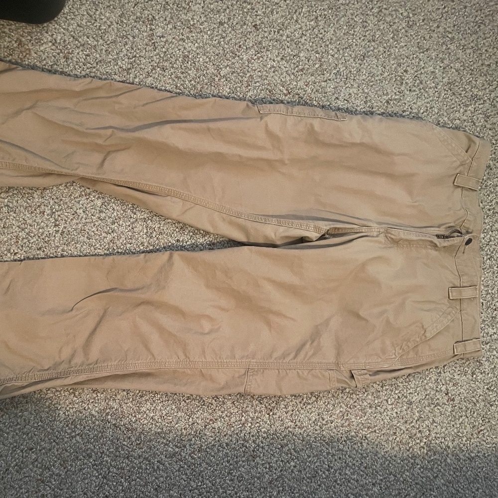 Carhartt work pants 36x30 tan